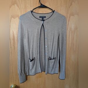 Banana Republic Tan Merino Cardigan